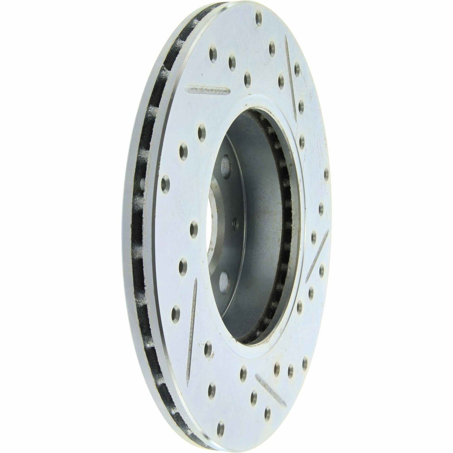 StopTech Select Sport Drilled And Slotted Brake Rotor; Front Right
