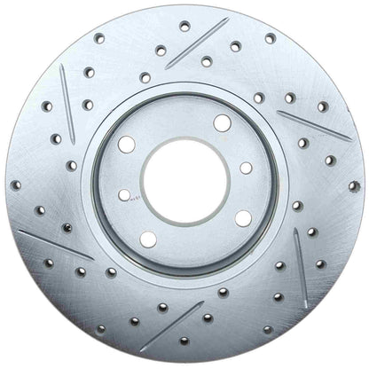 StopTech Select Sport Drilled And Slotted Brake Rotor; Front Left