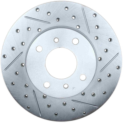 StopTech Select Sport Drilled And Slotted Brake Rotor; Front Left
