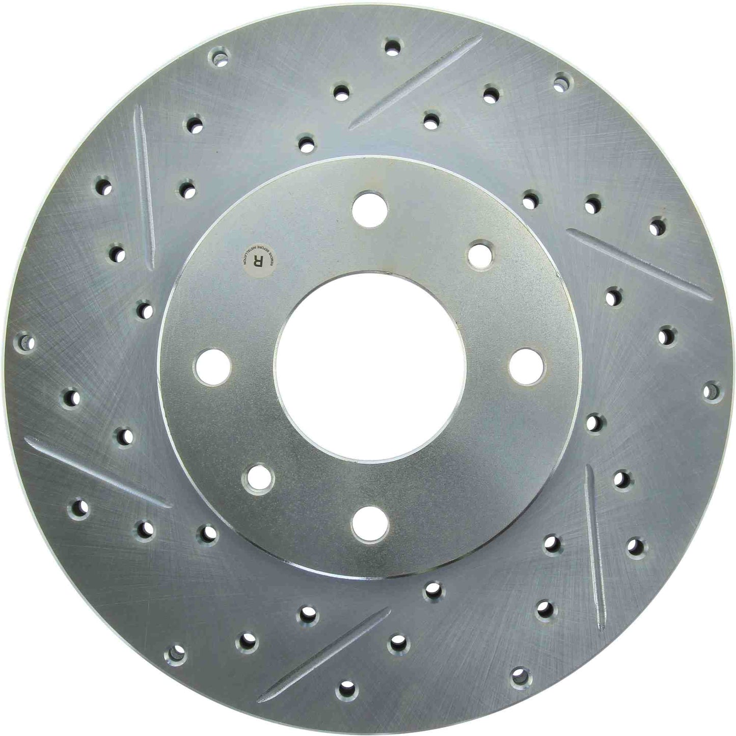 StopTech Select Sport Drilled And Slotted Brake Rotor; Front Right