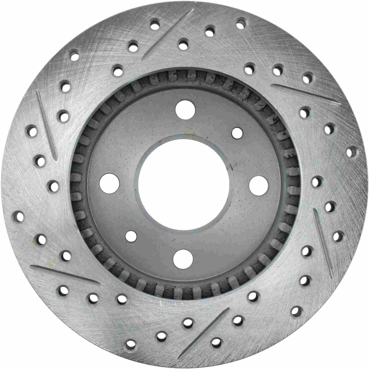 StopTech Select Sport Drilled And Slotted Brake Rotor; Front Left