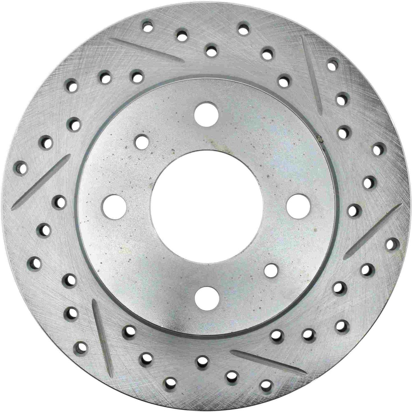 StopTech Select Sport Drilled And Slotted Brake Rotor; Front Left