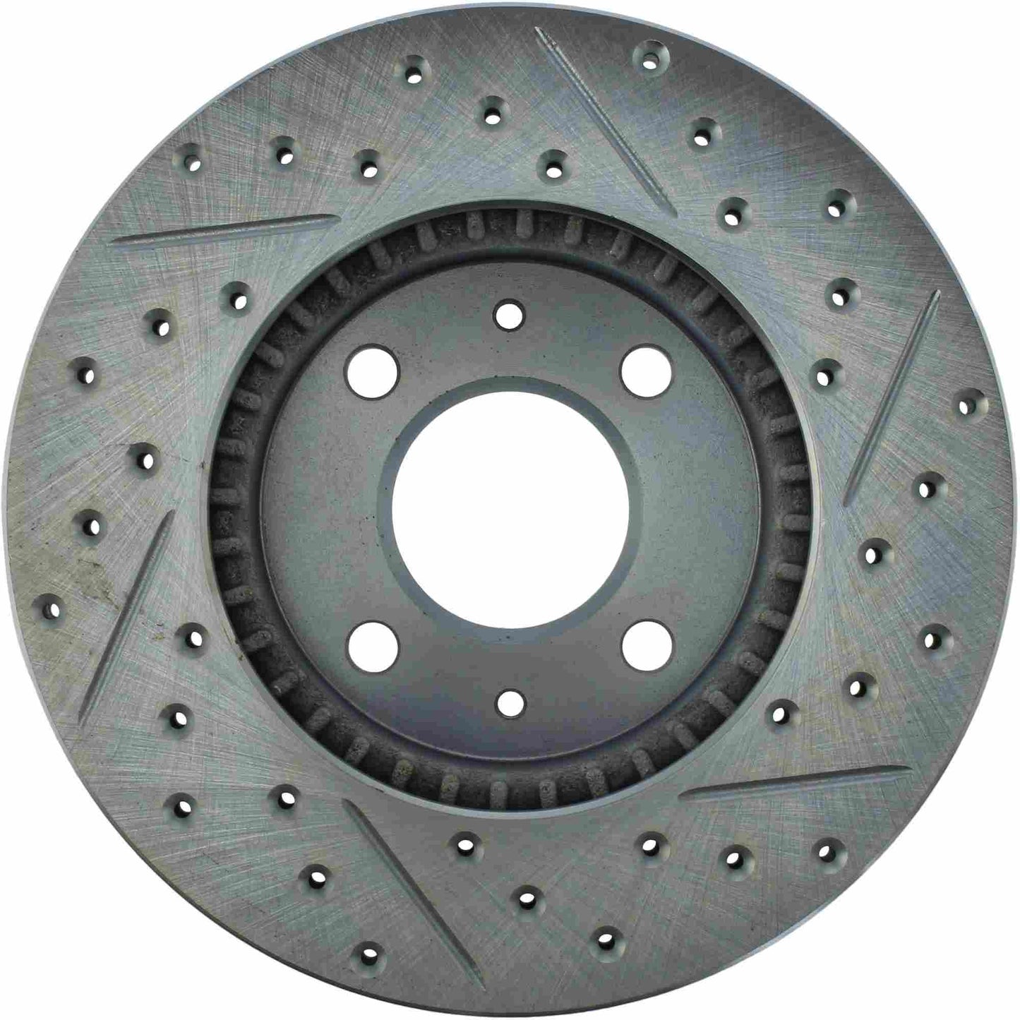 StopTech Select Sport Drilled And Slotted Brake Rotor; Front Right