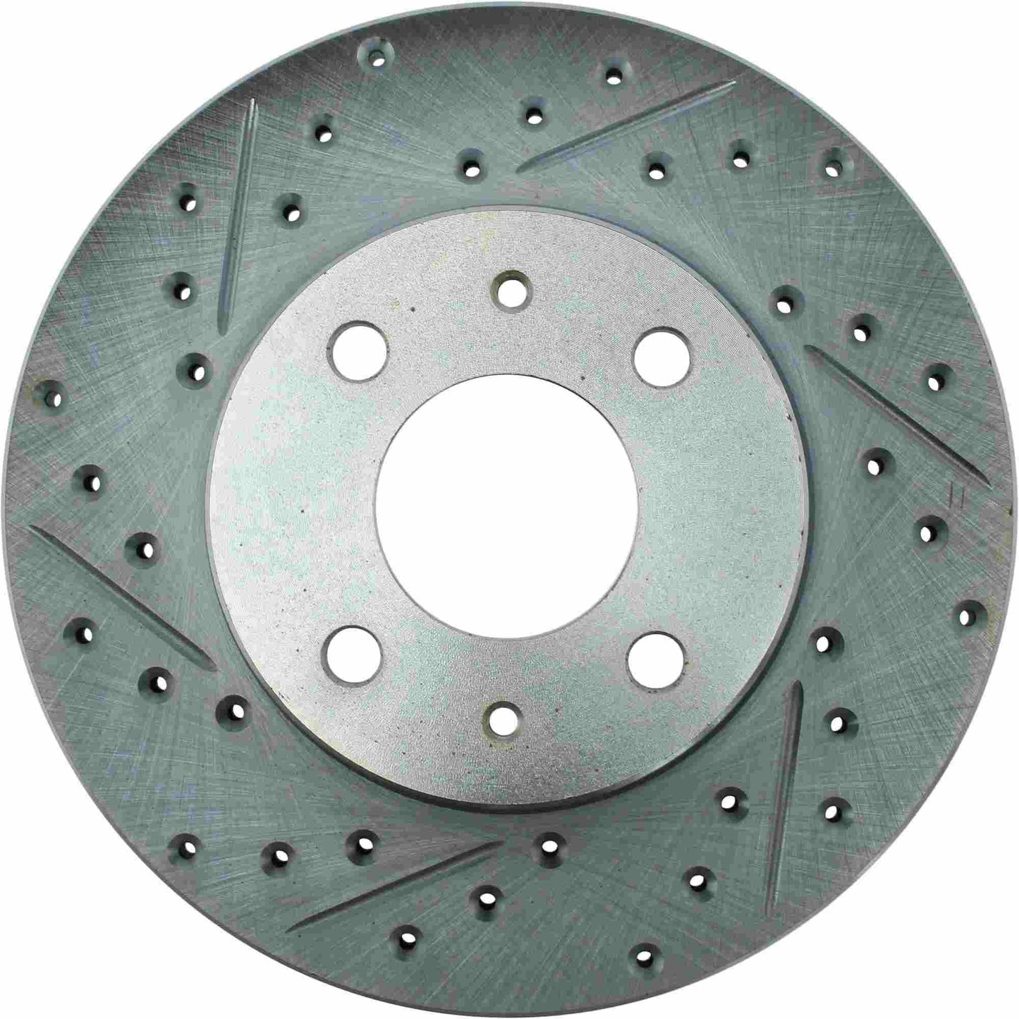 StopTech Select Sport Drilled And Slotted Brake Rotor; Front Right