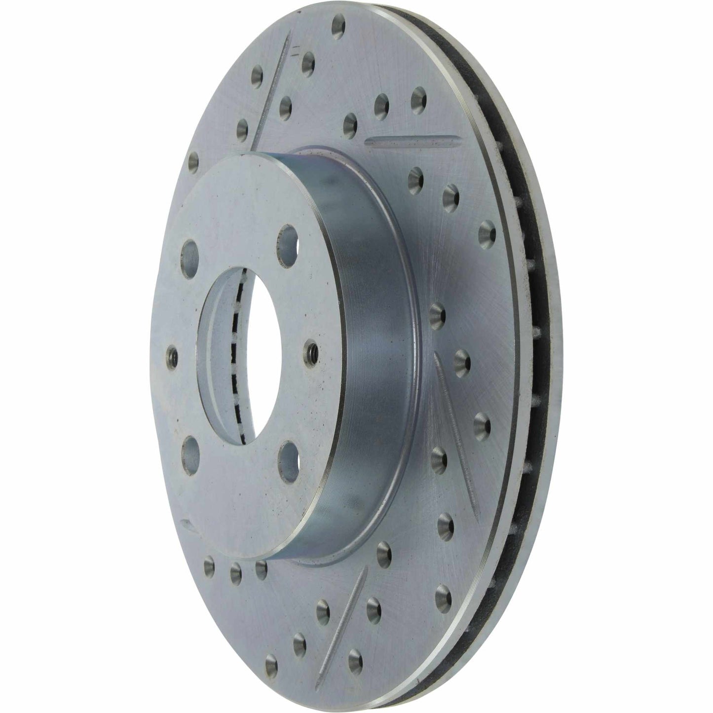 StopTech Select Sport Drilled And Slotted Brake Rotor; Front Right
