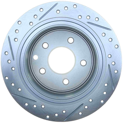 StopTech Select Sport 02-17 Nissan Altima Drill & Slot Vented 1-Piece Rear Driver Side Brake Rotor 227.42073L