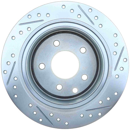StopTech Select Sport 02-17 Nissan Altima Drilled & Slotted 1-Piece Rear Passenger Side Brake Rotor 227.42073R
