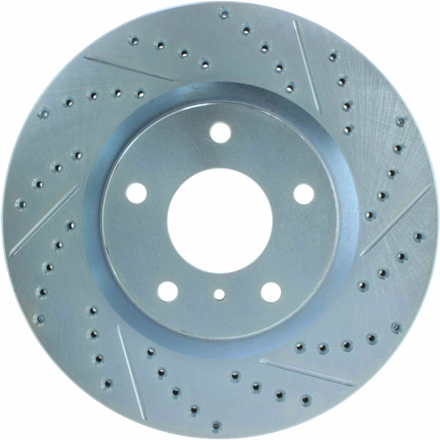 StopTech Select Sport Drilled And Slotted Brake Rotor; Front Left