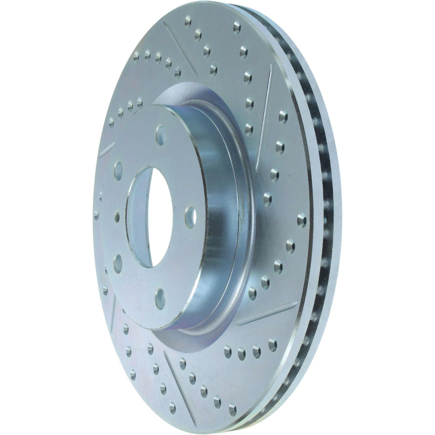 StopTech Select Sport Drilled And Slotted Brake Rotor; Front Left