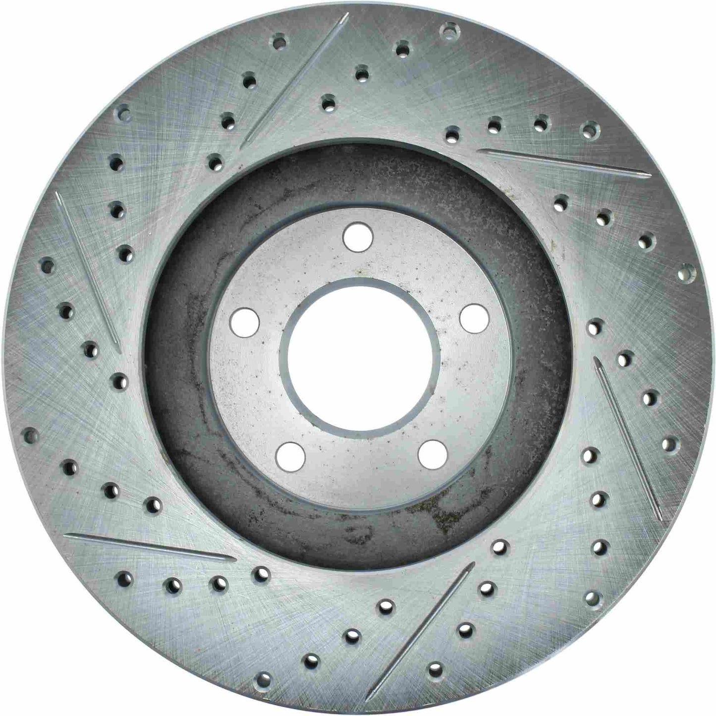 StopTech Select Sport Drilled And Slotted Brake Rotor; Front Left