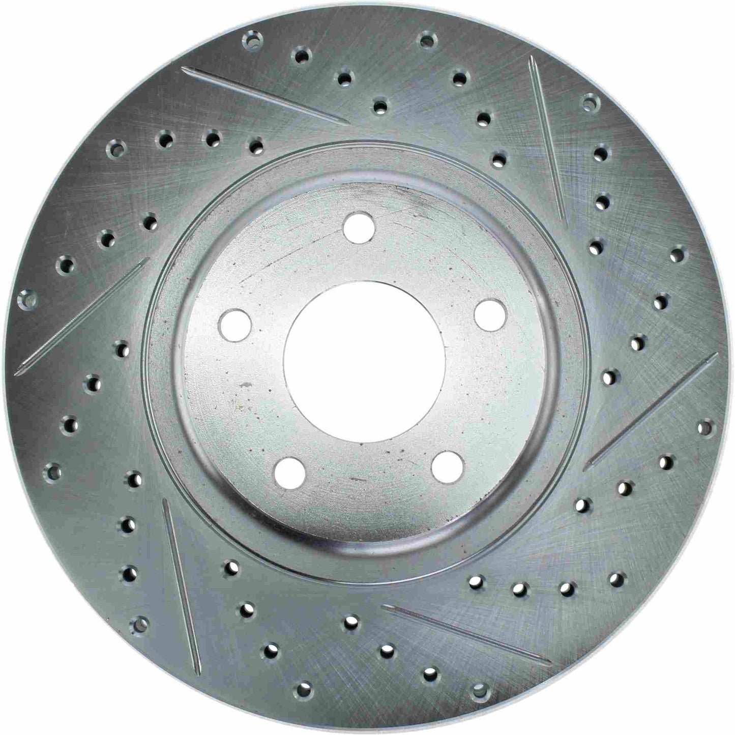 StopTech Select Sport Drilled And Slotted Brake Rotor; Front Left