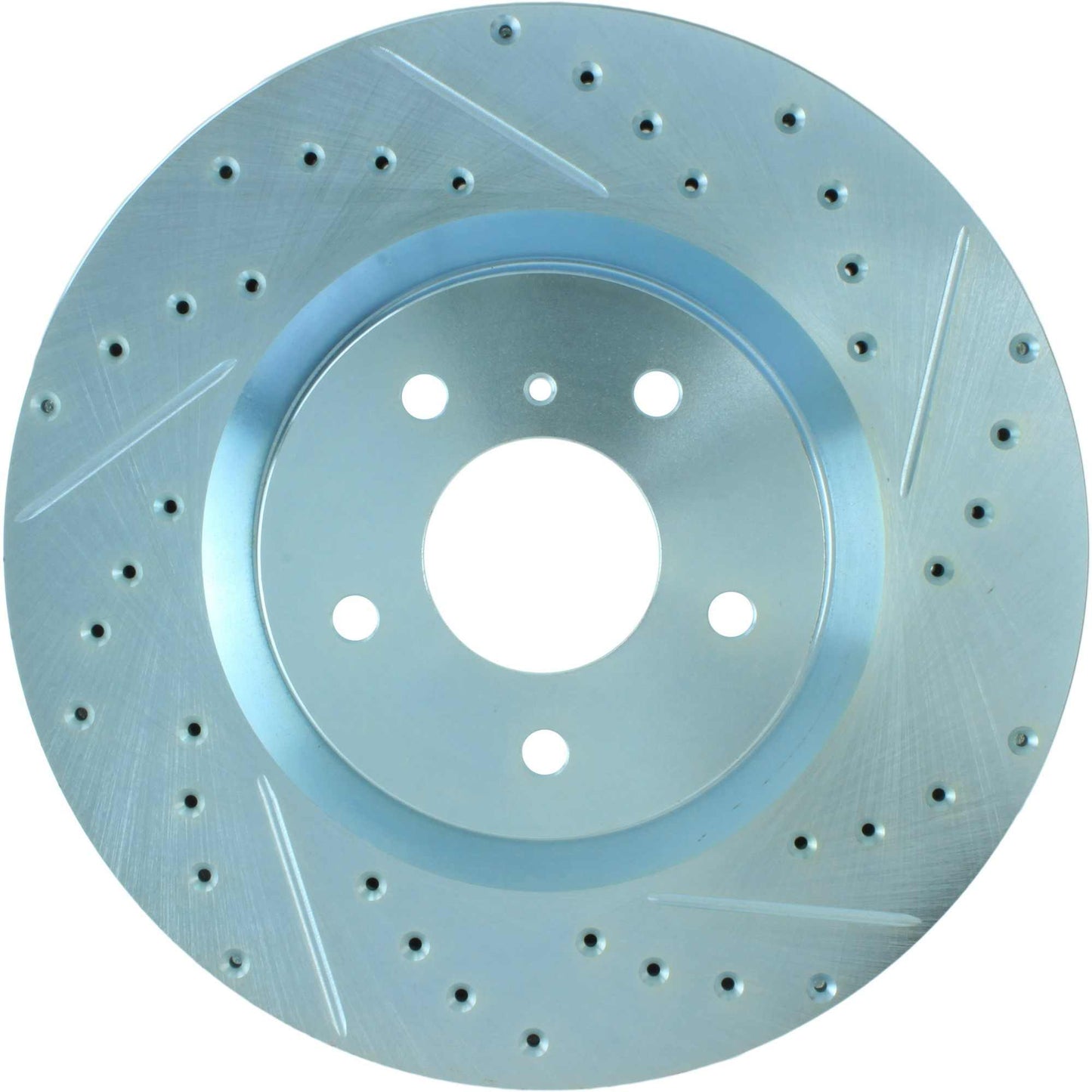 StopTech Select Sport Drilled And Slotted Brake Rotor; Front Left
