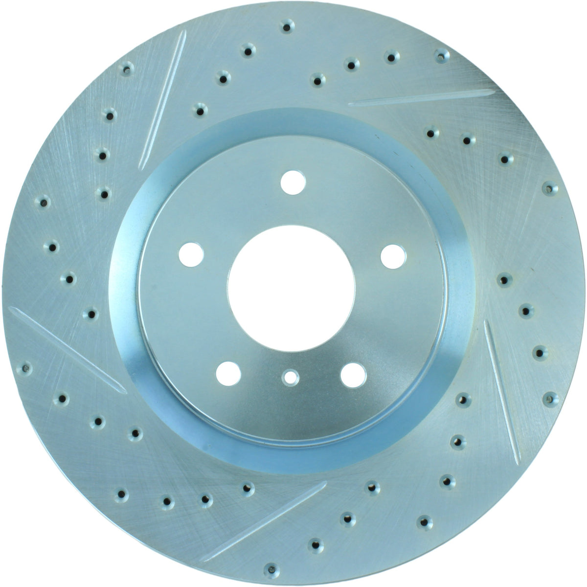 StopTech Select Sport Drilled And Slotted Brake Rotor; Front Right