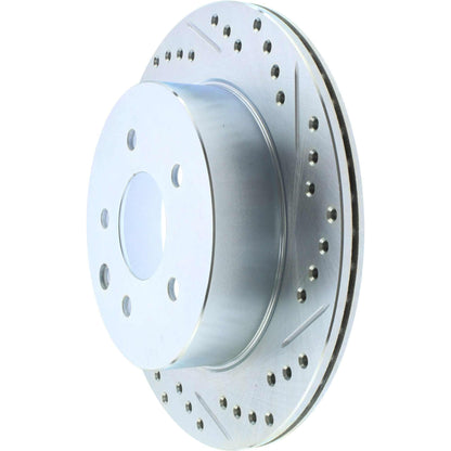 StopTech Select Sport Nissan Slotted and Drilled Left Rear Rotor 227.42077L