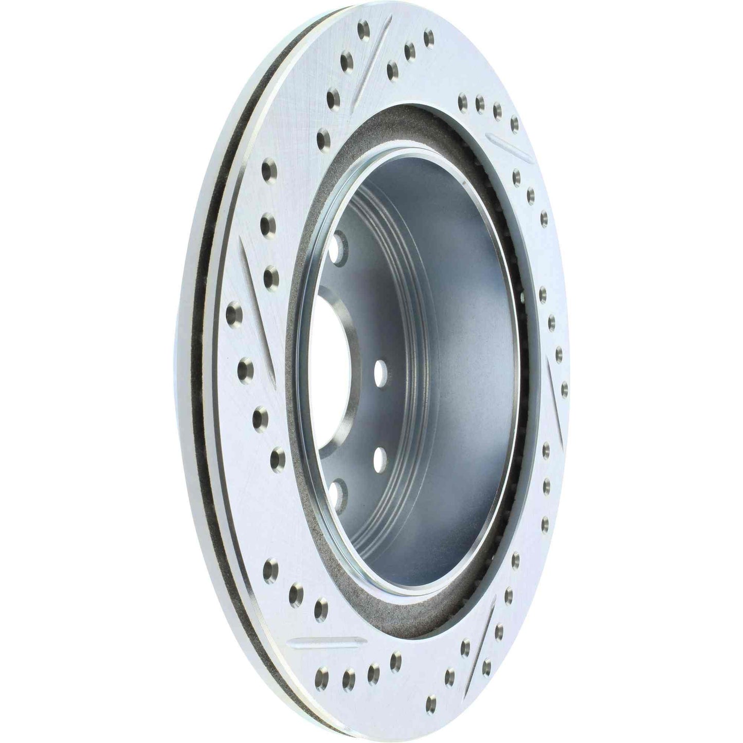 StopTech Select Sport Nissan Slotted and Drilled Left Rear Rotor 227.42077L