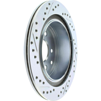 StopTech Select Sport Nissan Slotted and Drilled Left Rear Rotor 227.42077L