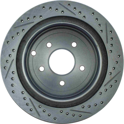 StopTech 03-12 Infiniti FX35 Sport Slotted &amp; Drilled Right Rear Rotor 227.42078R