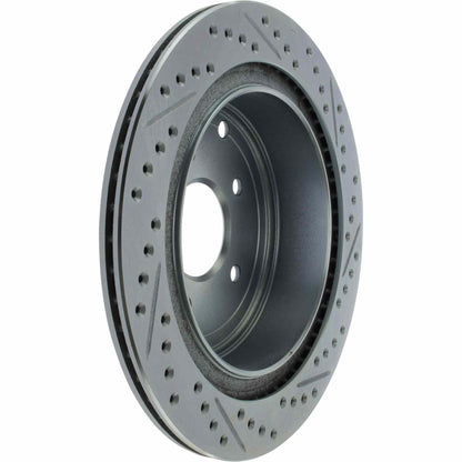 StopTech 03-12 Infiniti FX35 Sport Slotted &amp; Drilled Right Rear Rotor 227.42078R
