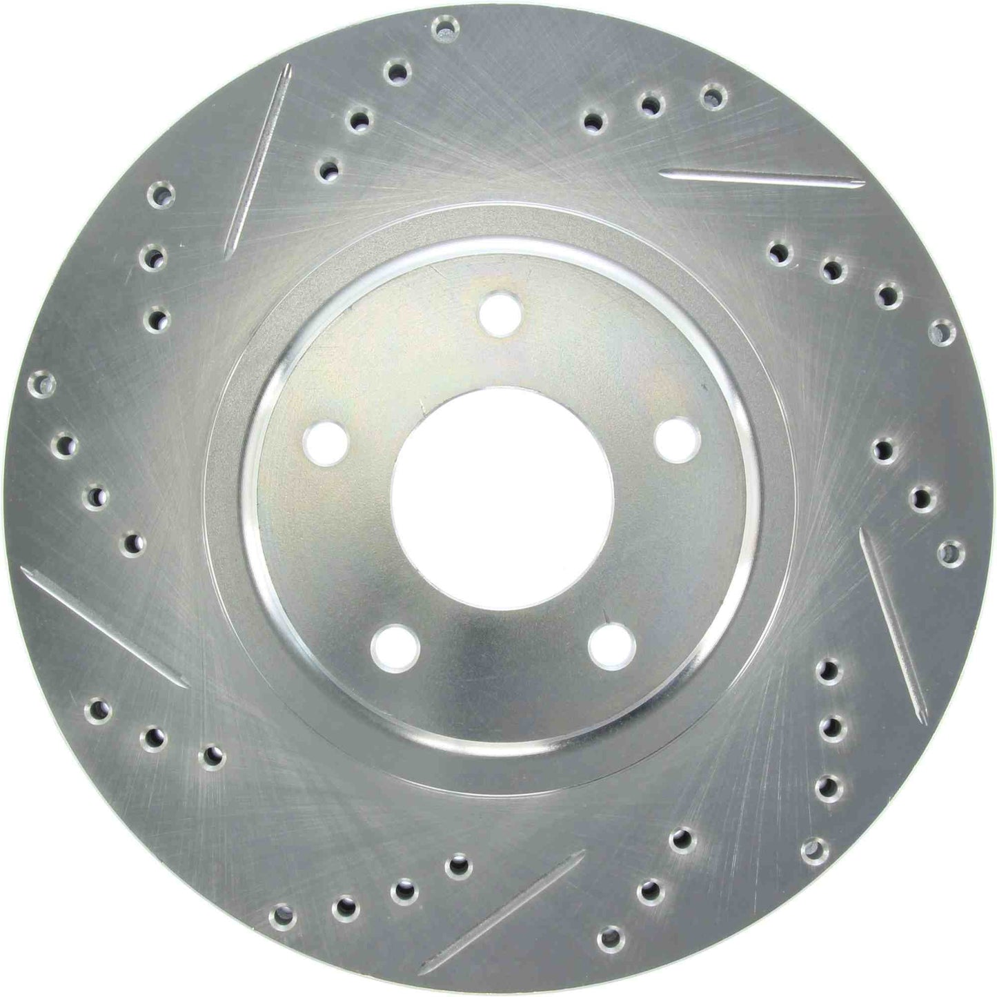 StopTech Select Sport Drilled And Slotted Brake Rotor; Front Right