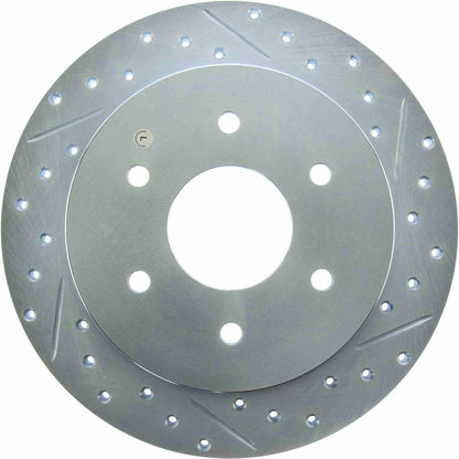 StopTech Select Sport Drilled & Slotted Rotor - Front Right 227.42081L