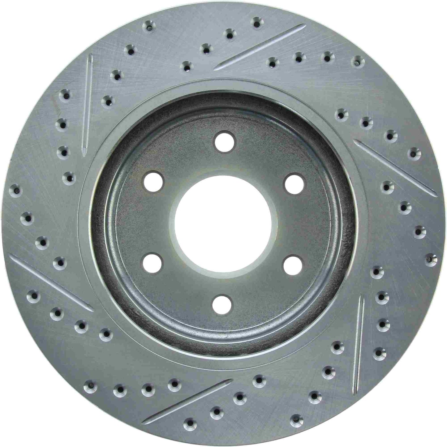 StopTech Select Sport Drilled And Slotted Brake Rotor; Front Left