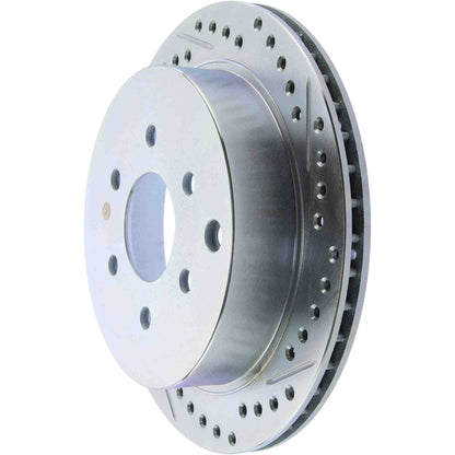 StopTech Select Sport Drilled & Slotted Rotor - Front Right 227.42087L