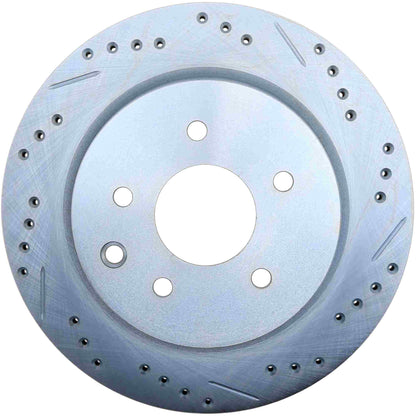 StopTech Select Sport Nissan Slotted and Drilled Left Rear Rotor 227.42088L