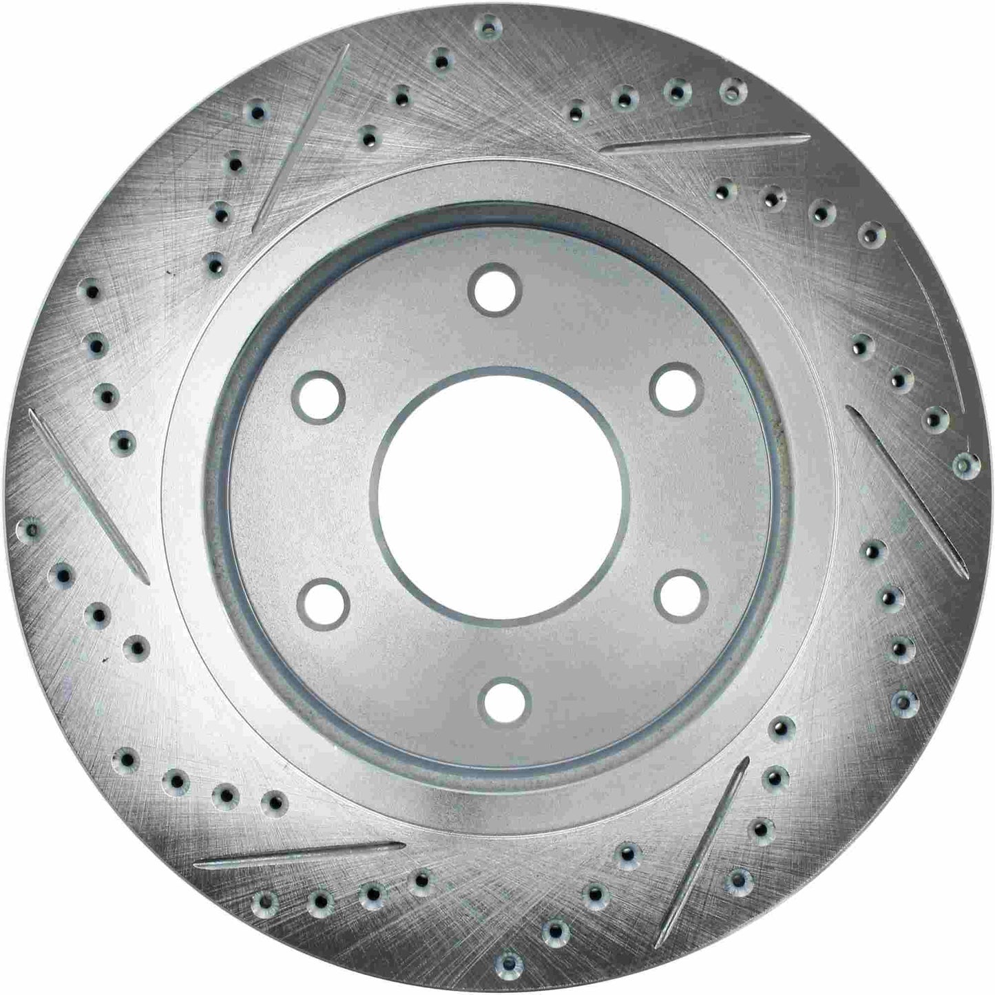 StopTech Select Sport Drilled And Slotted Brake Rotor; Front Left