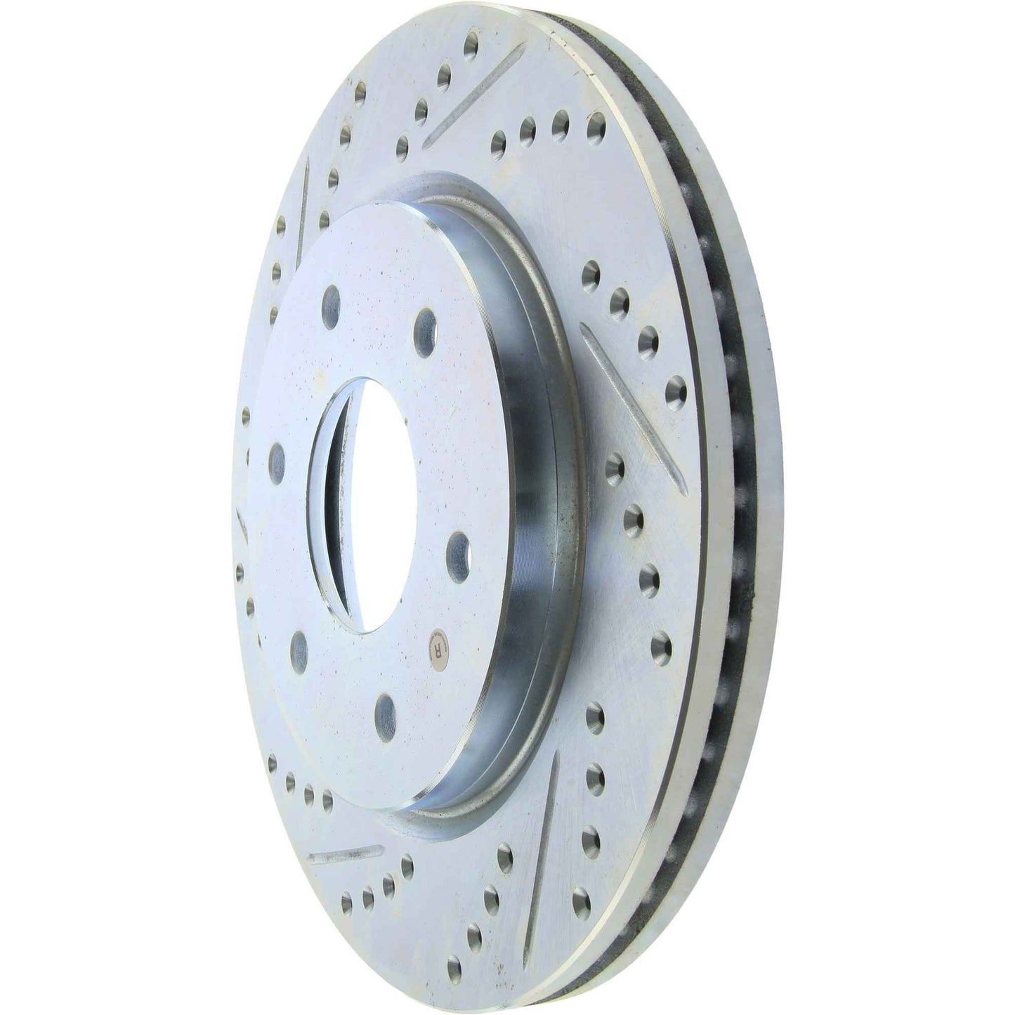 StopTech Select Sport Drilled And Slotted Brake Rotor; Front Right