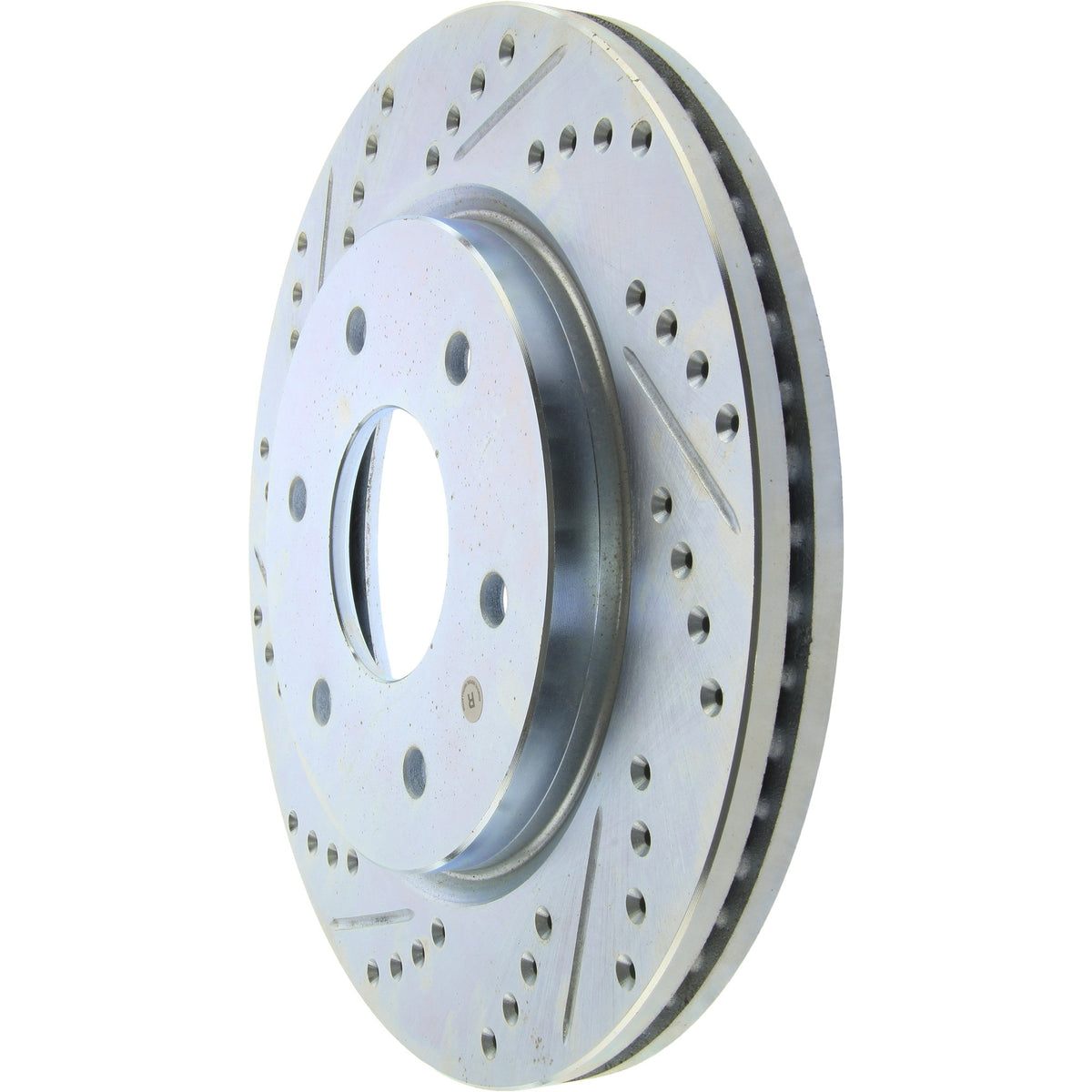 StopTech Select Sport Drilled And Slotted Brake Rotor; Front Right
