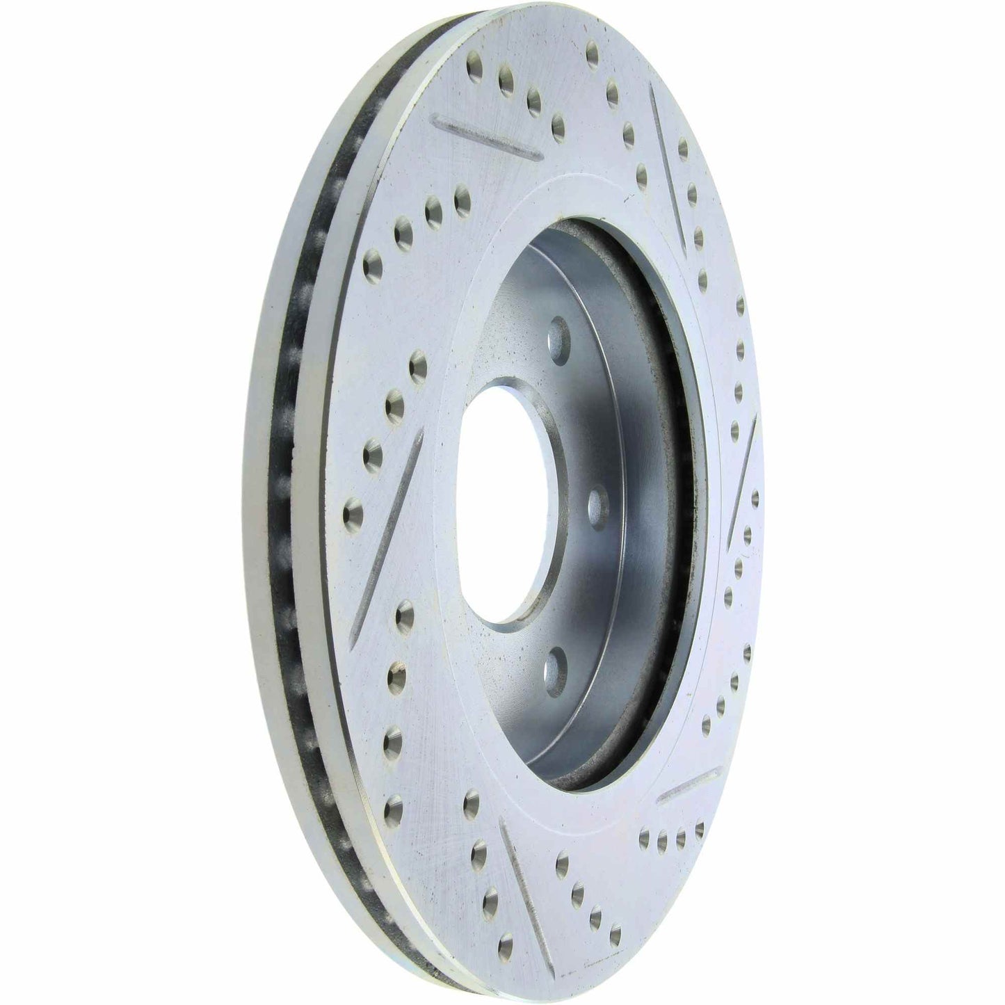 StopTech Select Sport Drilled And Slotted Brake Rotor; Front Right