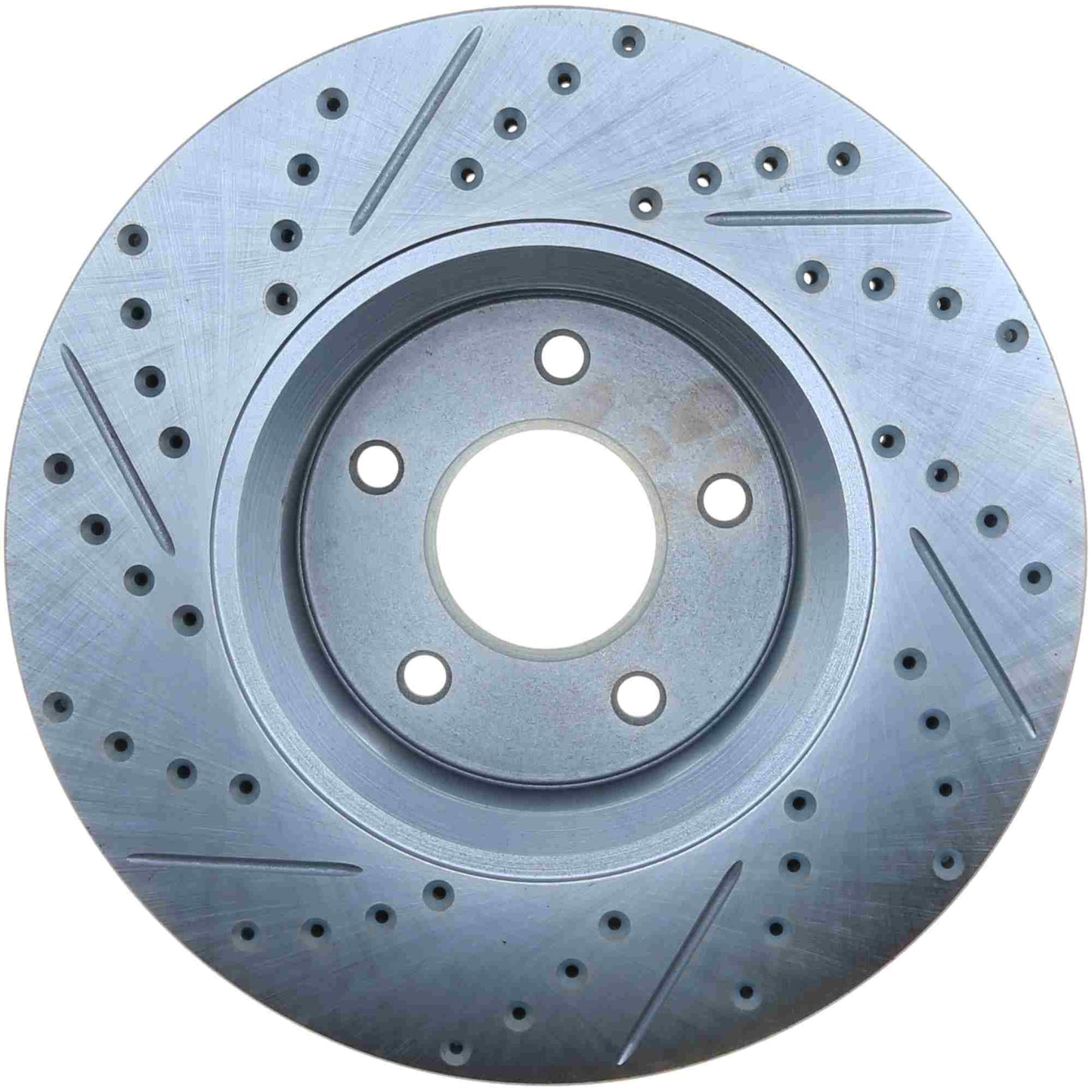 StopTech Select Sport Drilled And Slotted Brake Rotor; Front Left
