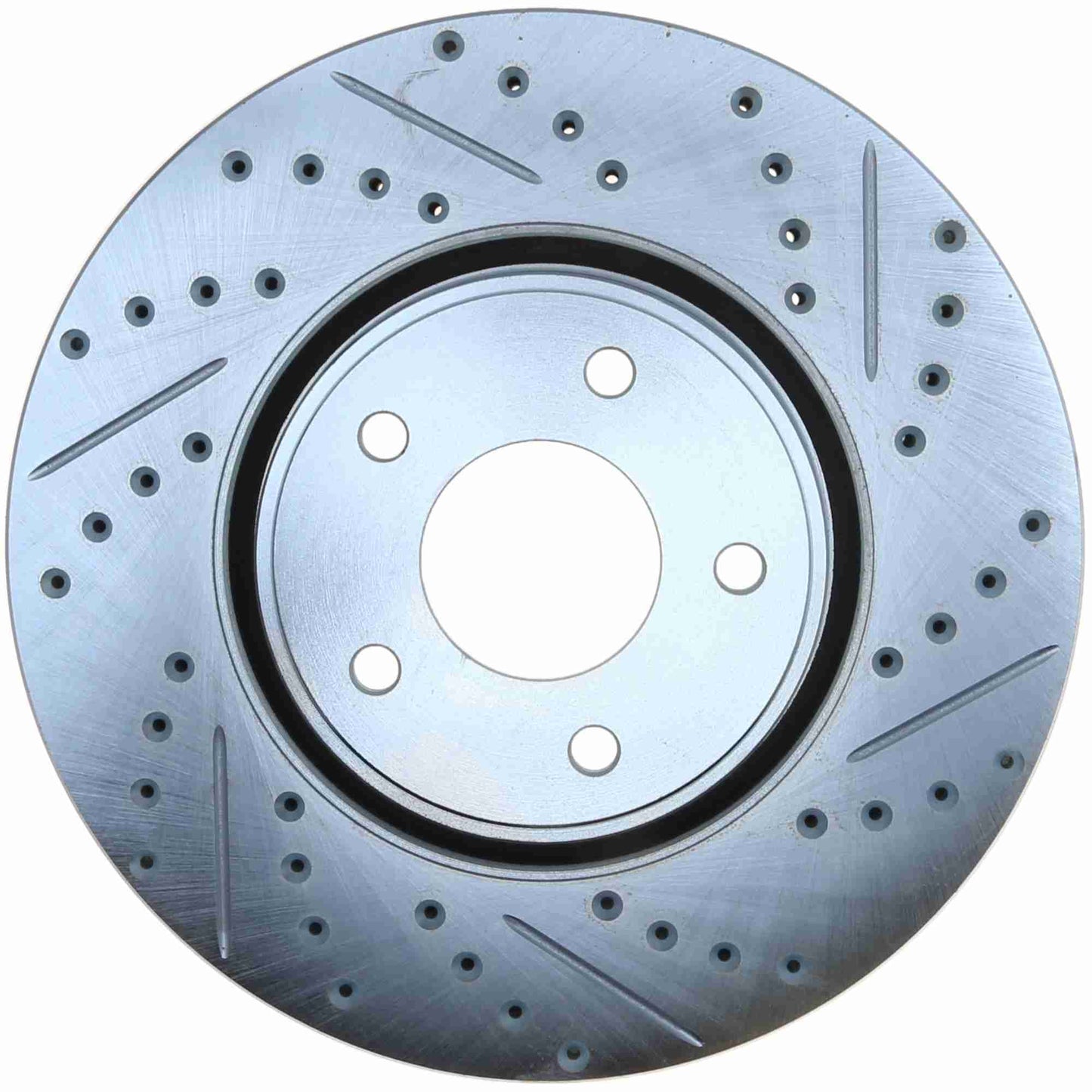 StopTech Select Sport Drilled And Slotted Brake Rotor; Front Left