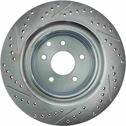 StopTech Select Sport 14-16 Infiniti Q60 Drilled and Slotted Rear Left Brake Rotor 227.42093L