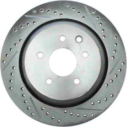 StopTech Select Sport 14-16 Infiniti Q60 Drilled and Slotted Rear Left Brake Rotor 227.42093L