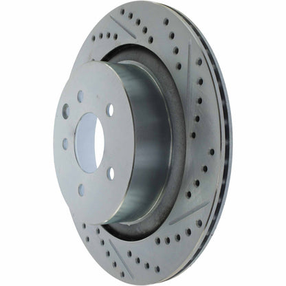StopTech Select Sport 14-16 Infiniti Q60 Drilled and Slotted Rear Left Brake Rotor 227.42093L