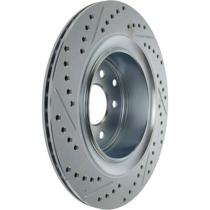 StopTech Select Sport 14-16 Infiniti Q60 Drilled and Slotted Rear Left Brake Rotor 227.42093L