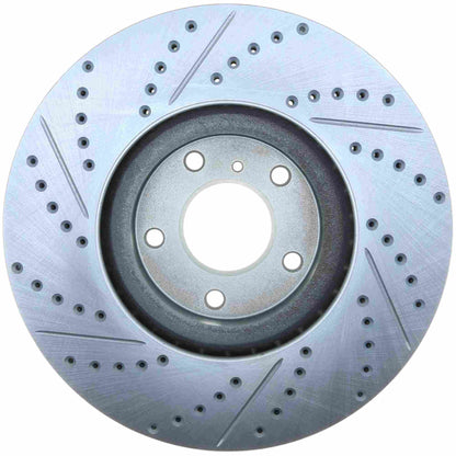 StopTech Select Sport 14-16 Infiniti Q60 Drilled and Slotted Front Left Brake Rotor 227.42095L