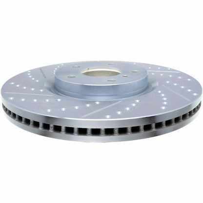 StopTech Select Sport 14-16 Infiniti Q60 Drilled and Slotted Front Right Brake Rotor 227.42095R