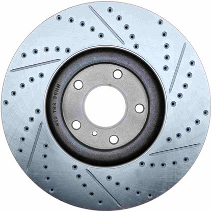 StopTech Select Sport 14-16 Infiniti Q60 Drilled and Slotted Front Right Brake Rotor 227.42095R