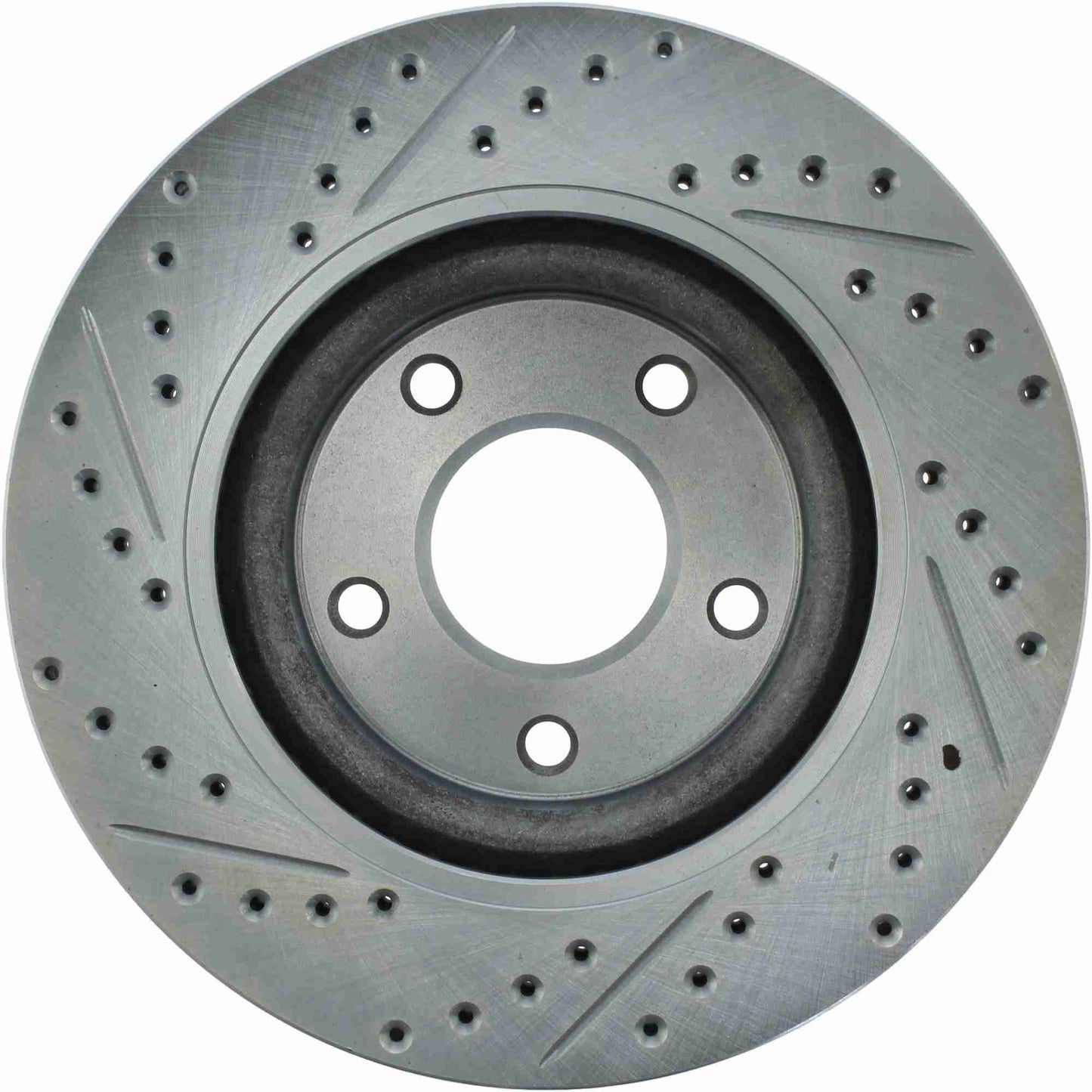 StopTech Select Sport Drilled And Slotted Brake Rotor; Front Left