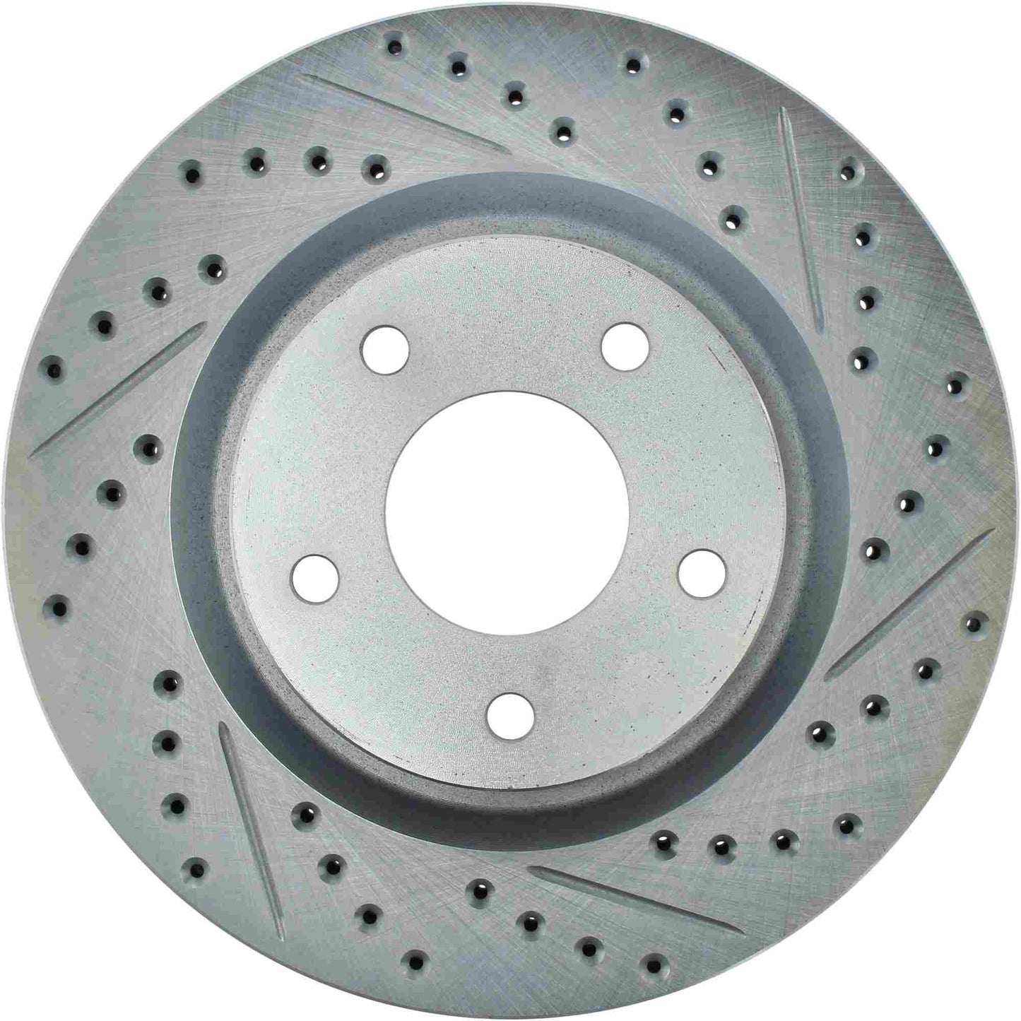 StopTech Select Sport Drilled And Slotted Brake Rotor; Front Left