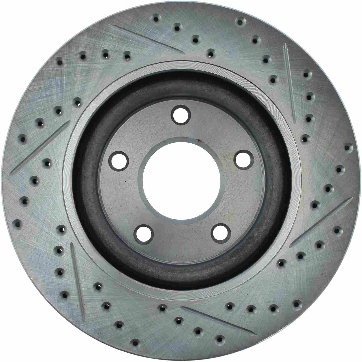 StopTech Select Sport Drilled And Slotted Brake Rotor; Front Right