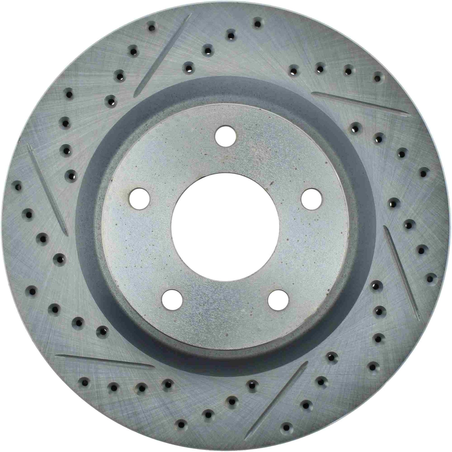 StopTech Select Sport Drilled And Slotted Brake Rotor; Front Right