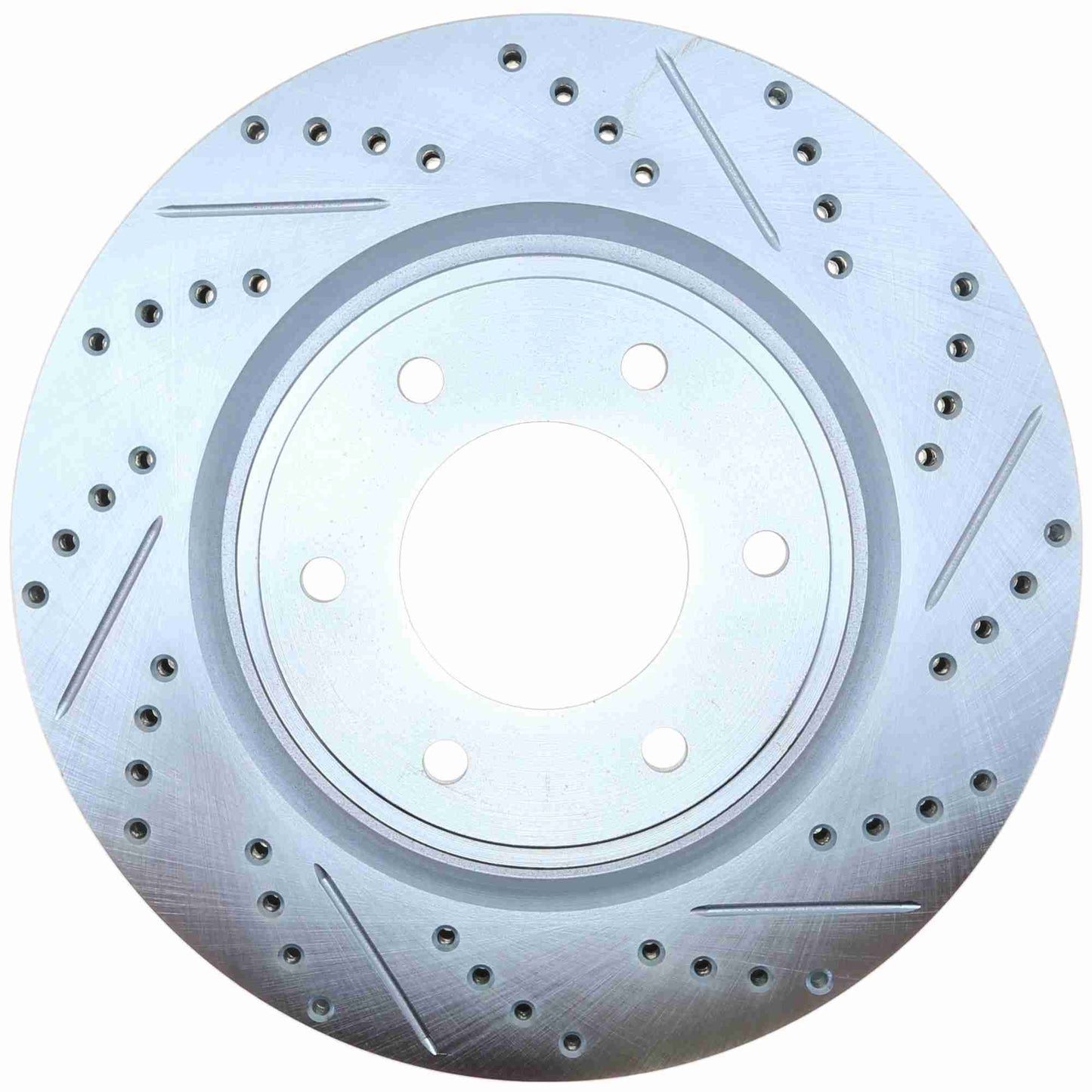 StopTech Select Sport Drilled And Slotted Brake Rotor; Front Left