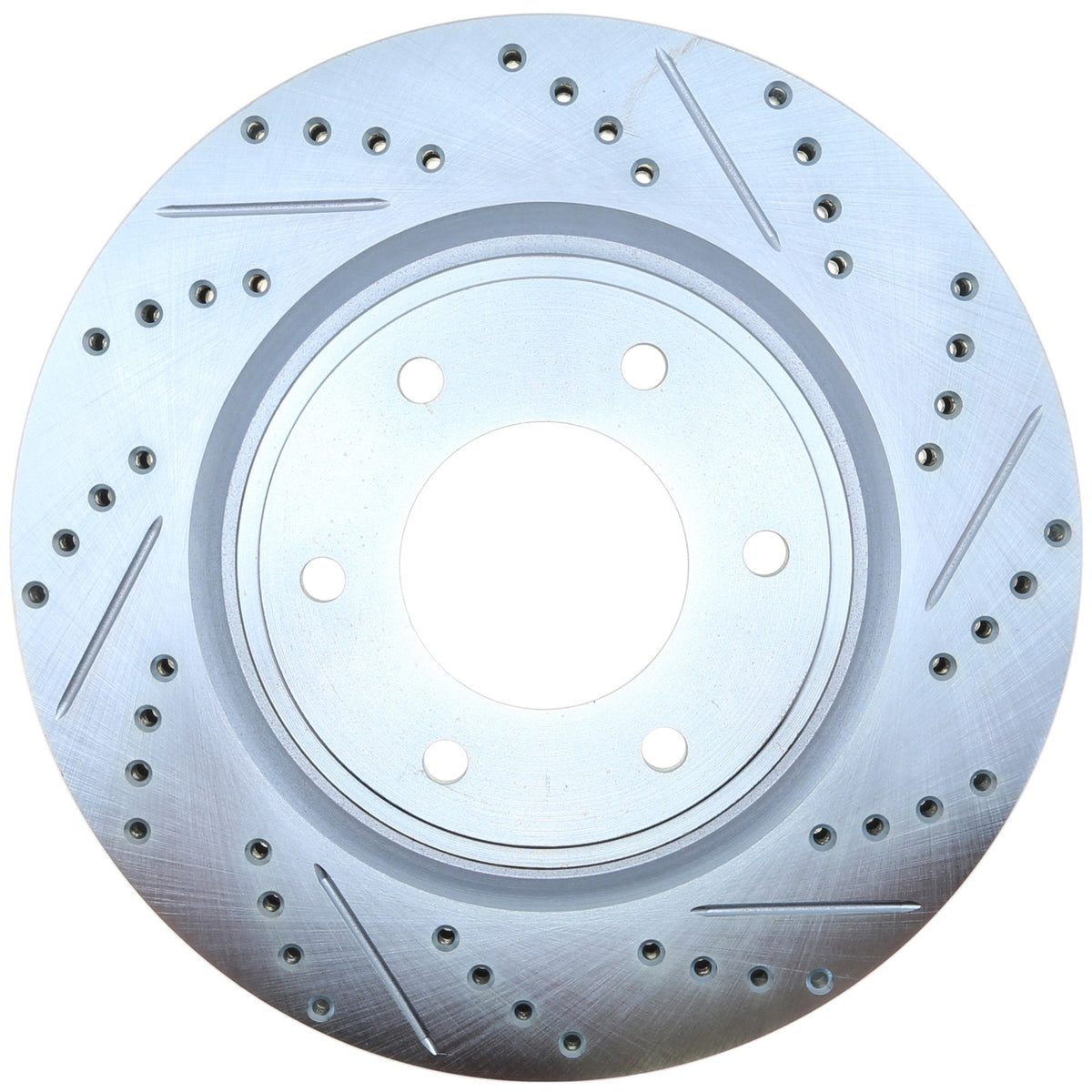 StopTech Select Sport Drilled And Slotted Brake Rotor; Front Left