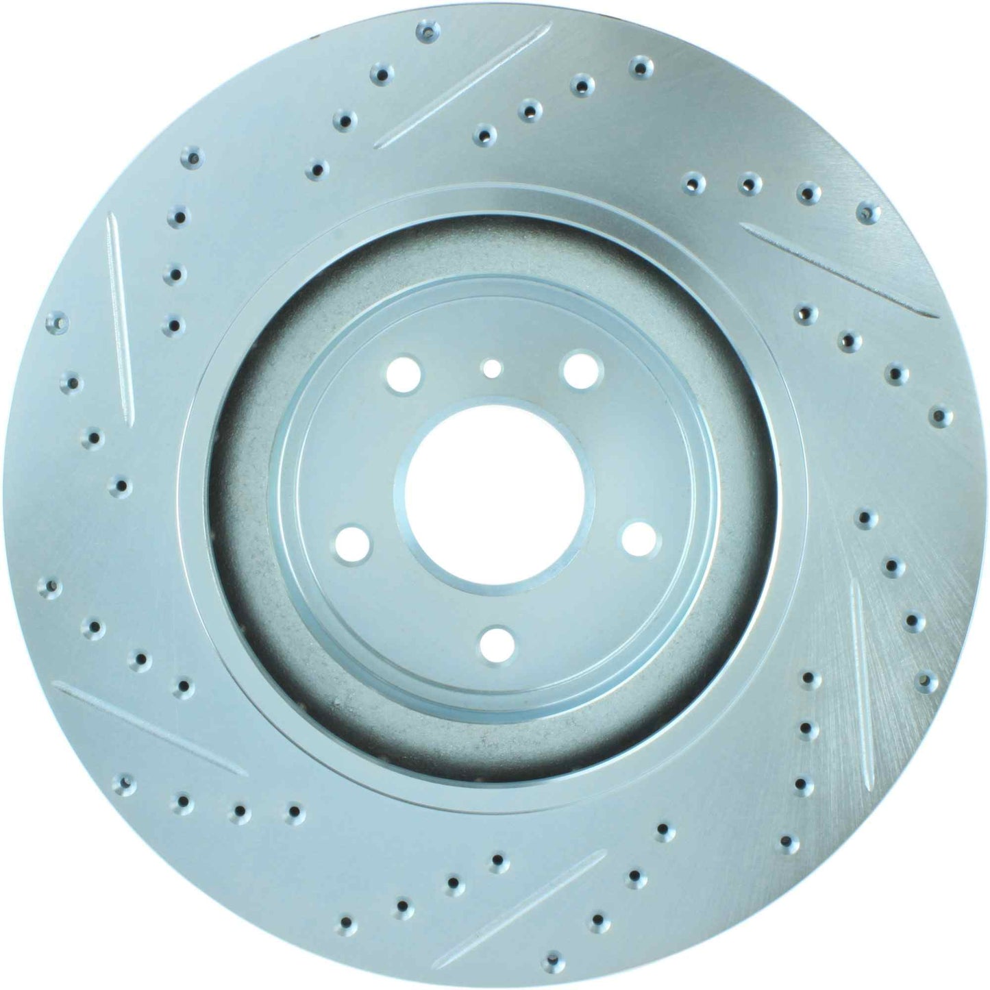 StopTech Select Sport Drilled And Slotted Brake Rotor; Front Left
