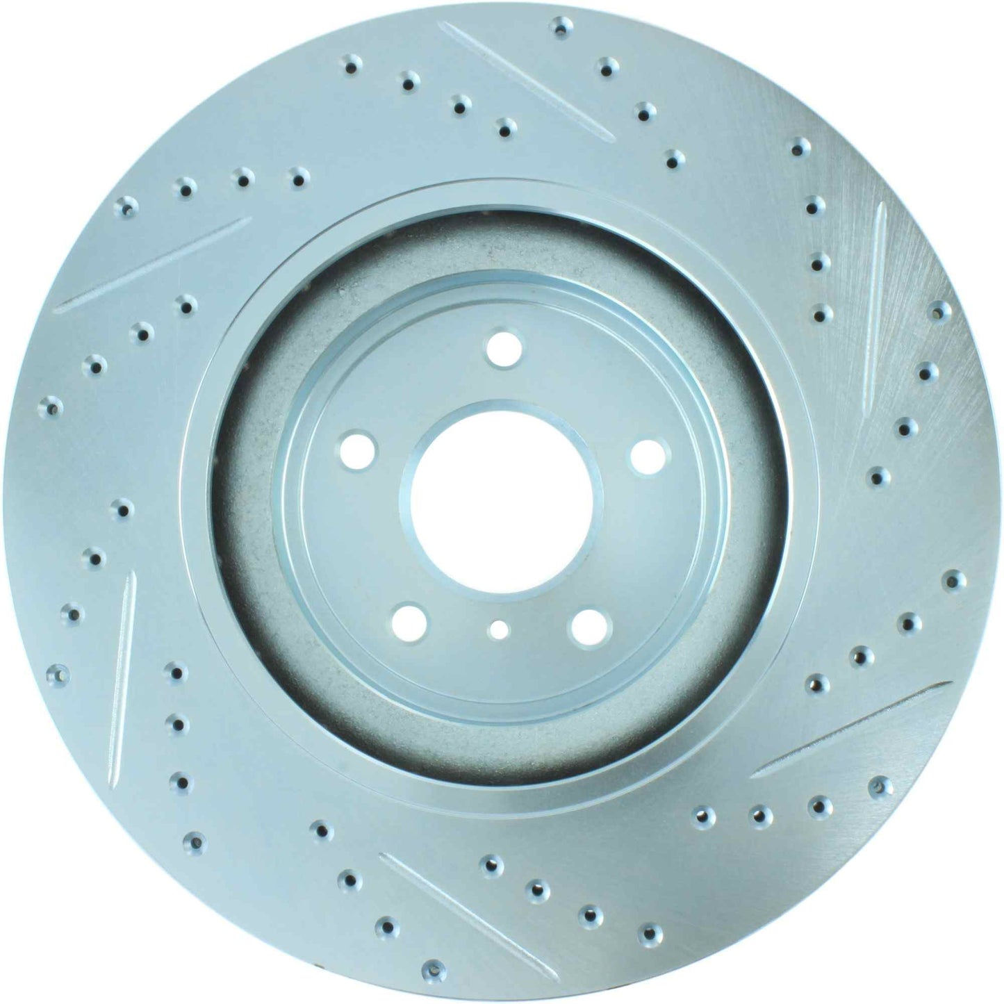 StopTech Select Sport Drilled And Slotted Brake Rotor; Front Right