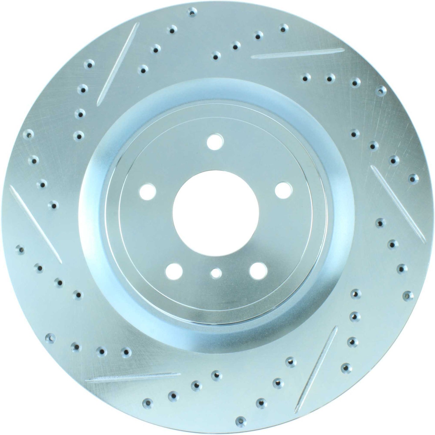 StopTech Select Sport Drilled And Slotted Brake Rotor; Front Right