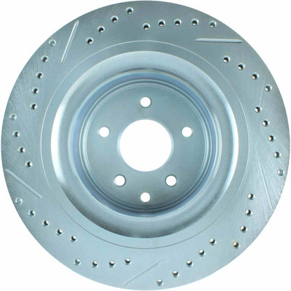StopTech Select Sport 08-13 Infiniti G37 Slotted and Drilled Left Rear Brake Rotor 227.42101L